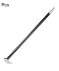 Single 12 inch bar from Three Piece Rolling Head Pry Bar Set 12 Inch Long Carbon Steel With 0.4 Inch Rod Diameter Lady Foot Leverage Bars