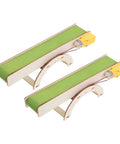 DIY Electric Conveyor Belt Kit For Kids Hands On STEM Learning, 2 Piece Educational Model For Preschool, light green belts