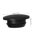 Get This Sweet Silicone Screw Plug Kit With A Cool Slot Design For Furniture And Cabinets And Ensure It Stays Put While Adding Style To Home Decor Today. Black silicone screw hole plug, 0.62 in x 0.31 in