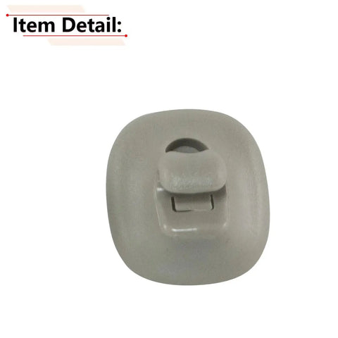 One Piece Sun Visor Retainer Clip Fits Ford Fusion 2006 2007 2008 2009 2010 2011 2012 Plus Lincoln MKZ Beige top view
