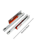 Top Rated 2 Pack Heavy Duty Steel Drawer Slides With Buttery Smooth Soft Close Action 35cm cabinet runners