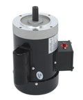 Half HP Single Phase Electric Motor 1725 RPM TEFC 115 230V Copper Windings Steel Plate Compact Black Unit for Machinery