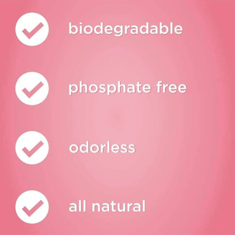 Features of Espresso Machine Milk Cleaning Liquid: biodegradable, phosphate-free, odorless, all natural.