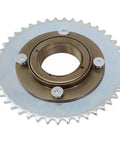 Rear Wheel 44T T8F Sprocket Chain Drive Gear With Freewheel Adapter For Electric Scooter Steel And Aluminum Alloy 4 Hole Mount 34mm Inner