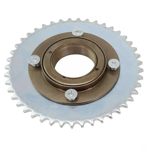 Rear Wheel 44T T8F Sprocket Chain Drive Gear With Freewheel Adapter For Electric Scooter Steel And Aluminum Alloy 4 Hole Mount 34mm Inner