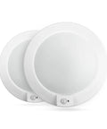 Motion Sensor Ceiling Light With 3CCT Selectable Color Temperature PIR Occupancy Light Time Countdown And Light Sensor No Fuss 16W 1000Lm Hard Wired For Garage Hallway Stairwell 2 Pack
