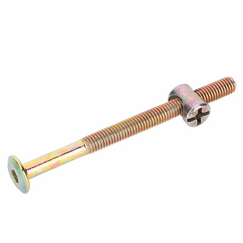 Durable M6 Bolts And Nuts Kit For Baby Cribs In Carbon Steel Hex Screws Set M6 40 60 80 90 100 150mm Includes Ten Bolts And Nuts