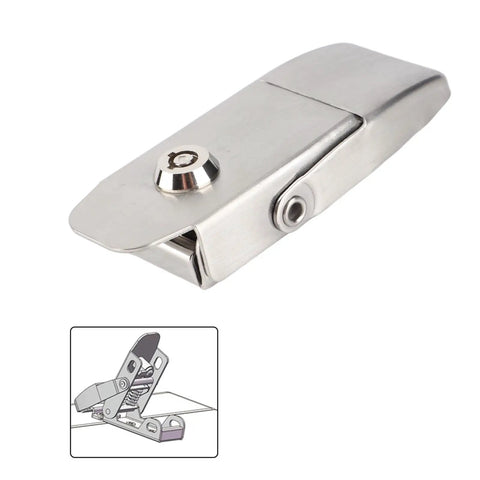 Heavy Duty 304 Stainless Steel Toggle Latch Clamp for tool boxes and cabinets durable spring locking device easy install