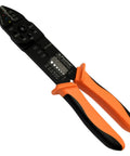 No Nonsense Nine Inch Multi Function Crimping Pliers With Wire Stripper And Terminal Tool Heavy Duty Bolt Cutter for precise wiring tasks.