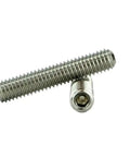 Built Different 188 Stainless Steel Cup Point Socket Set Screws Pack Of Fifty 1032X1 Inch fully threaded grub screw with hex drive.