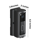 Adjustable 360 Degree No Drill Doorbell Mount For Blink Doorbell 2025 Model Adhesive Wall Bracket Holder Anti Theft Security Mount For Home Apartment And Dorm Easy 360 Degree Angle Adjustment