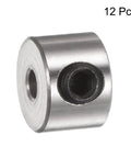 Set Screw Shaft Collars 2.1mm Bore Nickel Plated Steel 7mm OD 5mm Width 12 Pack Landing Gear Stopper Wheel Collar With Hex Wrench