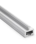 Anodized Aluminum Sliding Screen Door Track 75 Inch Bottom Track Replacement For Patio Doors Heavy Duty No Rust DIY Friendly Install Smooth Sliding Rail