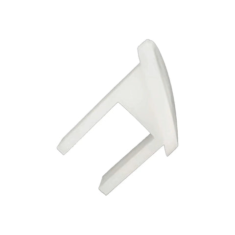 Straight Up Solid White Safety Switch Keys For Craftsman Table Saw And Radial Arm Shop Projects Kick Ass Knockout Replacement Parts with a white plastic key on a white background.
