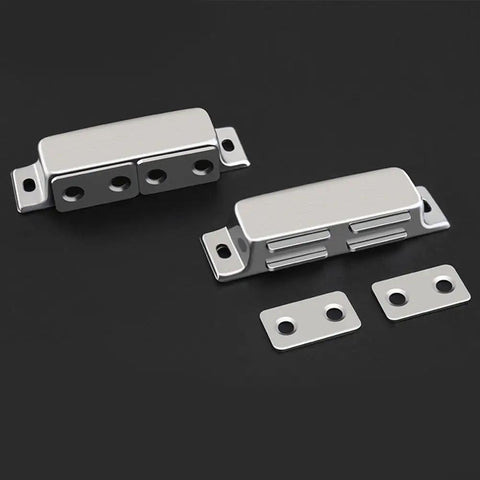 Stainless Steel Magnetic Door Catch For Cabinets And Doors No Fuss Ultra Thin Strike Plate Included Super Strong Magnetic Hold Durable 304