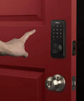 Hardcore Touchscreen Smart Door Lock With Keypad And Bluetooth For One Touch Entry Proximity Phone Unlock AA Battery Powered