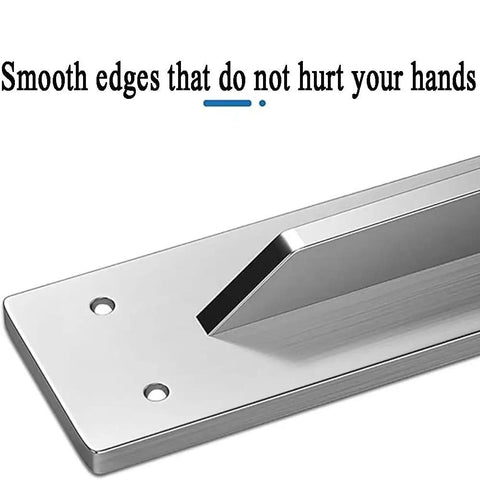 Close-up of No Nonsense Heavy Duty Wall Mounted Corner Shelf Bracket Pair showing smooth edges and mounting holes.