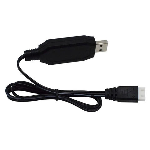 2 Pack H102 7.4V 1.3A LiPo Charger Cable With XH-3P Plug For RC Trucks Boats Quadcopters Drones 7.4V 2S Battery USB 5V Input 7.4V Output