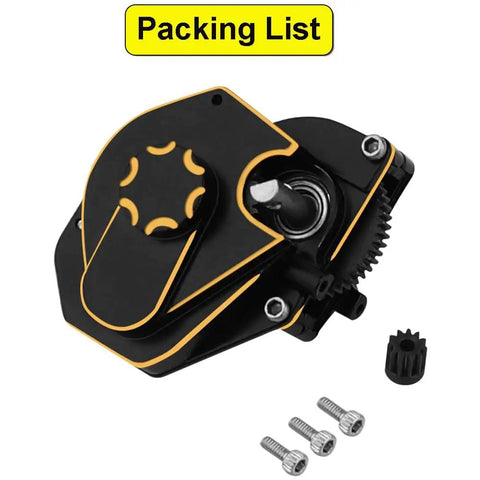 Beefed Up 1 To 24 Brass Transmission Case With Internal Gear Assembled Gearbox For Axial SCX24 AX24 RC Crawler Upgrade