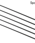 Flat Carbon Fiber Strips 1mm By 5mm By 600mm Pack Of 5 Pultruded Bars For Kites And RC Planes Drones And Hobby Projects High Strength