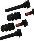 Beefed Up Front Brake Caliper Slide Pin Bolt Kit With Two Slide Pins Two Rubber Boots And Two Bolts For 13.09 Inch Rotors Replacement 68049018AA