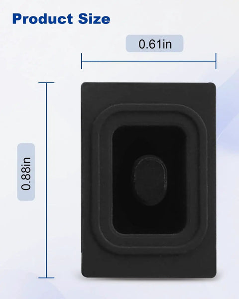 Exterior Door Handle Buckle Induction Button For Hyundai Tucson 2015 2016 2017 2018 2019 2020 2 Pack Rubber Upgrade with dimensions