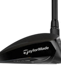 Qi4D Fairway 3 Wood For Mens Right Hand Stiff Shaft, High Launch Distance, side view of matte bronze head with adjustable loft
