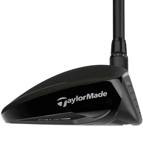 Qi4D Fairway 3 Wood For Mens Right Hand Stiff Shaft, High Launch Distance, side view of matte bronze head with adjustable loft