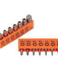 Get Your Hands On A Sweet Set Of 14 Torx Bits, Each One Measuring Precisely 25mm For All Your Electric Screwdriver Needs. Made From Tough Alloy Steel So You Can Tackle Any Repairs Without Worrying About Wear And Tear. Perfect For Tech Geeks, Mechanics,., 14pc Torx bits set 25mm alloy steel with 1/4 inch hex shank, sizes T5-T40 in orange holder