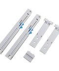 Two Pack Drawer Soft Close Adapters Heavy Duty Universal Buffer Plastic Dampers for Full Extension Drawer Slides Upgrade Your Cabinets with Quiet Smooth Operation Easy Install Gray, gray plastic set