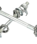 4.92 Inch Silver Front Bike Axle Bearings Replacement Hub For Quick Install And High Strength, Lightweight Durable