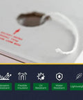 Heavy Duty Polypropylene Tie Twine for Bundling and Packing, 156 Lb Tensile Strength, 1 Ply, 6300 Ft, White, Cardboard Carton Included