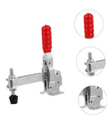 Heavy Duty Welding Toggle Clamps Set With Rubber Tips Two Pack Quick Release Workshop Clamps for woodworking and jigs.