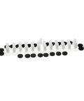 Rubber Plungers For Eterna Car OEM Replacement Part 00316445M25 Heavy Duty Kitchen Tool For Commercial Food Service Use Durable Rubber Plungers For Restaurant Equipment, white and black set