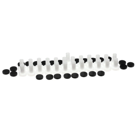 Rubber Plungers For Eterna Car OEM Replacement Part 00316445M25 Heavy Duty Kitchen Tool For Commercial Food Service Use Durable Rubber Plungers For Restaurant Equipment, white and black set