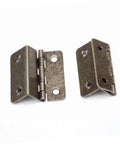 LIFKOME three-fold right-angle metal hinge for wooden boxes, antique bronze finish, 2 pcs shown