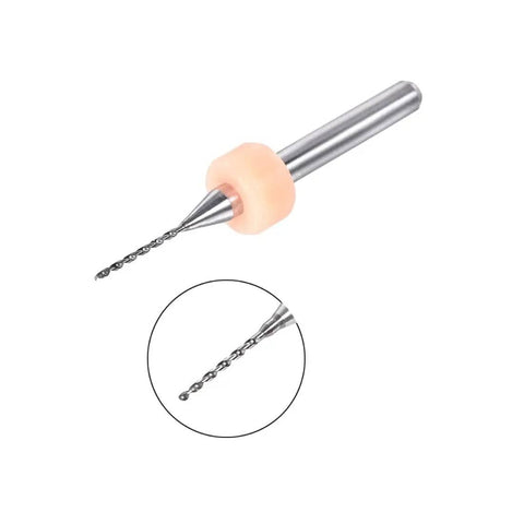 Micro Tungsten Carbide PCB Drill Bits Set 0.15mm To 1.0mm For Jewelry CNC Engraving And Circuit Board Work DIY Friendly one bit close-up