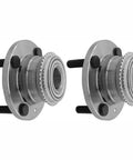 Rear Wheel Bearing And Hub Assembly 2 Pack For Lancer 2002 2003 2004 2005 Replacement MR493619, displayed side by side