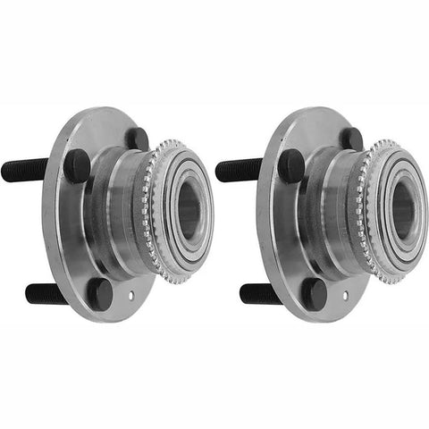 Rear Wheel Bearing And Hub Assembly 2 Pack For Lancer 2002 2003 2004 2005 Replacement MR493619, displayed side by side