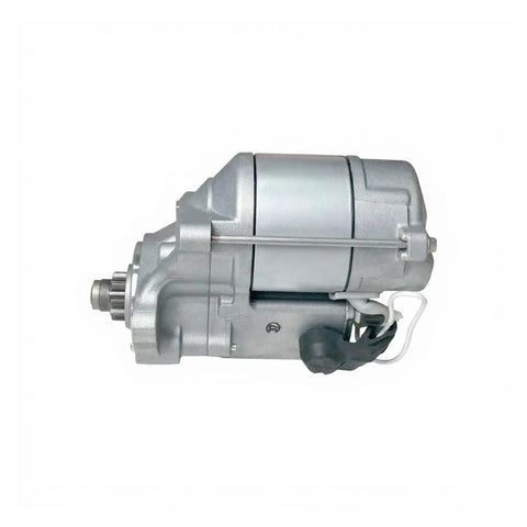 Replacement Starter Generator Assembly For Tractor Engines Compatible With Kubota Cummins with solenoid on white background