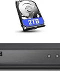 16 Channel 1080P Lite Hybrid 5 In 1 CCTV DVR With TVI AHD CVI CVBS IPC Motion Detection H265 Plus 2TB Hard Drive shown