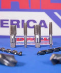 7/32-40 Tap And No 9 Drill Bit Kit With HSS Black Oxide Bits For Metalworking And CNC Tapping POU Series Includes A Real Workhorse High Speed Steel Plug Hand Tap And Matching Drill Bit For Fast Maintenance Production Drilling And Precision Threads.