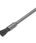 Heavy Duty Steel Wire Brush Bits For Rotary Drills Built Like A Tank To Strip Rust And Paint Quick Release Heads, 3mm shank.