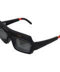Kickass Auto Darkening Welding Goggles Solar Powered Wraparound Safety Eyewear With Heavy Duty Shield And Savage Lens Clarity side view