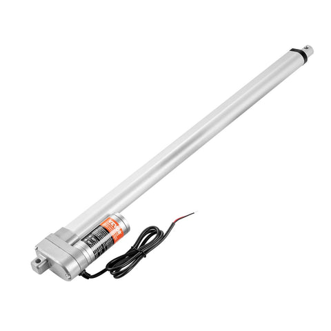 VEVOR 12V 20-inch waterproof IP65 linear actuator with mounting bracket for outdoor use, 660 lb load