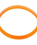 Heavy Duty Double V Drive Belt Replacement For 218mm 238mm And 255mm Girth Sizes With Amazing Tensile Strength And Cold Weather Resistance For Smooth Power Delivery Without Any Slip Issues, orange rubber belt