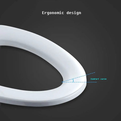 Slick Soft Close Oval Toilet Seat With Quick Release Hinges And Non Slip Base For Quiet Bathroom Upgrades Easy Wipe Down and Zero Slamming Nonsense, close-up of ergonomic oval design.
