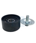 Premium Truck Drive Belt Tensioner Pulley And Timing Roller Assembly with metal bolt, designed for durable large rig service.