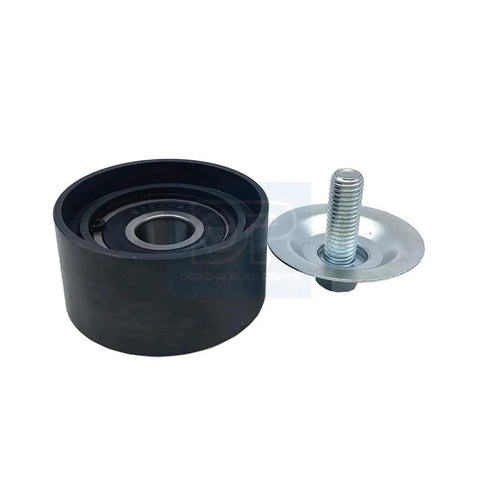 Premium Truck Drive Belt Tensioner Pulley And Timing Roller Assembly with metal bolt, designed for durable large rig service.
