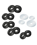 Dimple Die Set With Steel Backing Discs For Harbor Freight Hydraulic Punch Driver Kit Includes 1.115, 1.362, 1.687, 1.937, 2.375 Inch Dies
